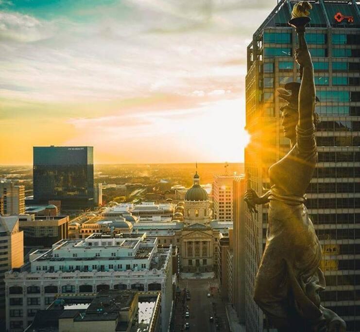 Cozysuites L 1Br, Monument Circle, Indy Indianapolis Exteriör bild
